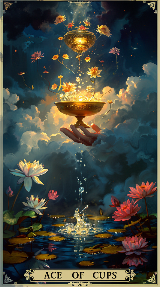 Ace of Cups - The Gift of Emotional Beginnings