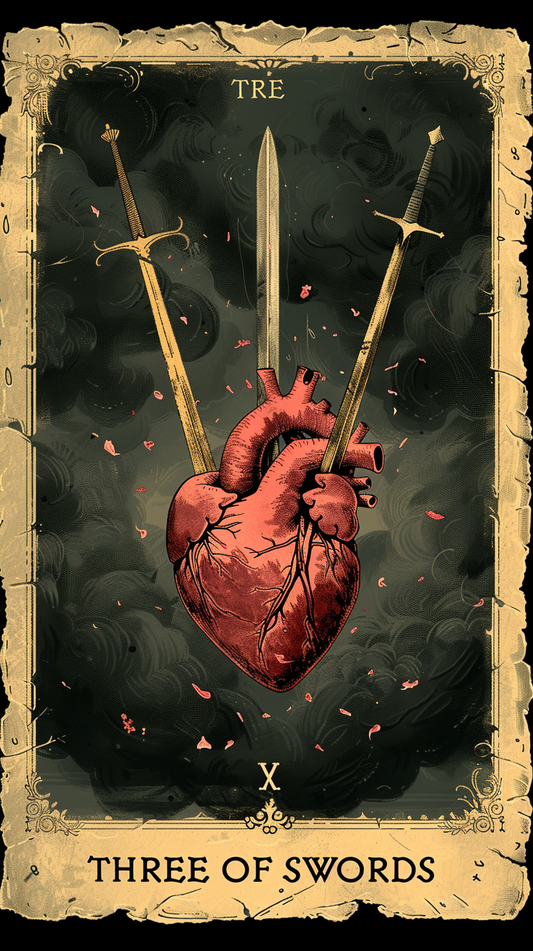 Three of Swords - Heartbreak and Healing